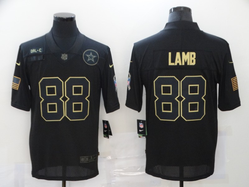 Men's Dallas Cowboys #88 CeeDee Lamb Black Jersey